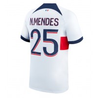 Billiga Paris Saint-Germain Nuno Mendes #25 Borta fotbollskläder 2023-24 Kortärmad